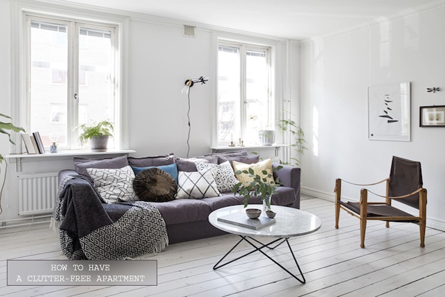 how to have clutter free apartment 425142