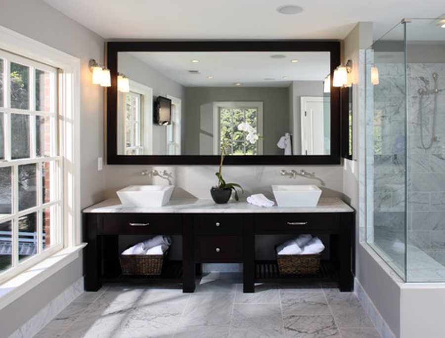 bathroom decorating ideas using mirror 842703