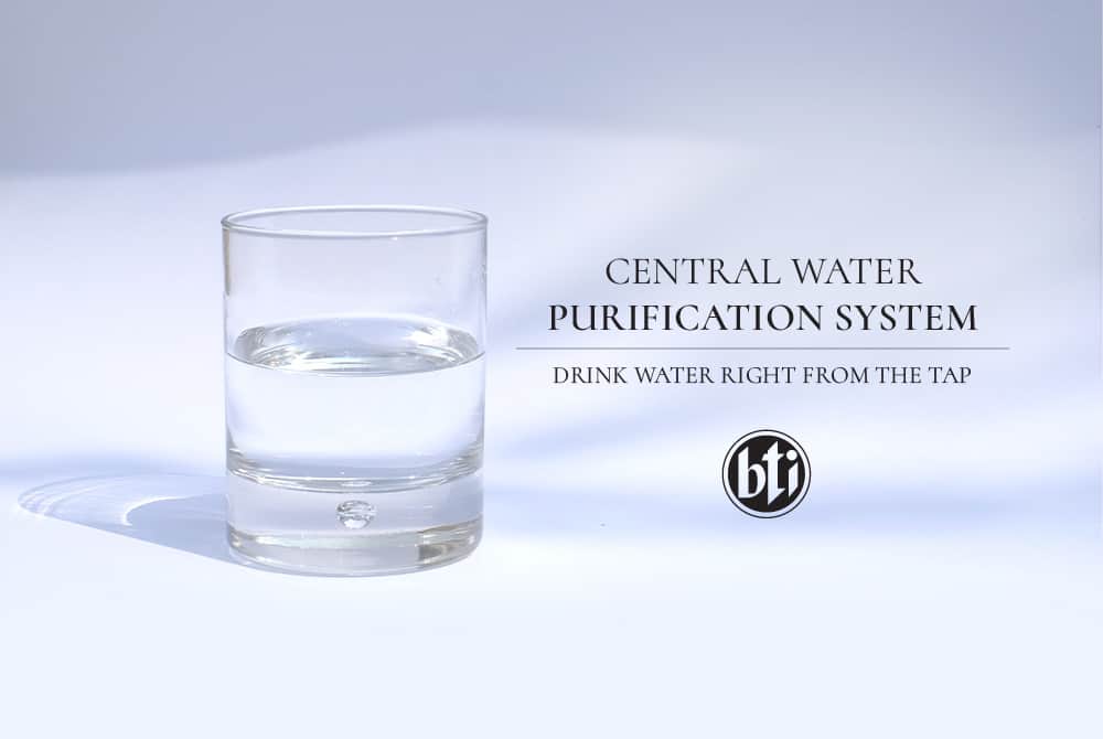 Central Water Purification System: Drink Water Right from the Tap